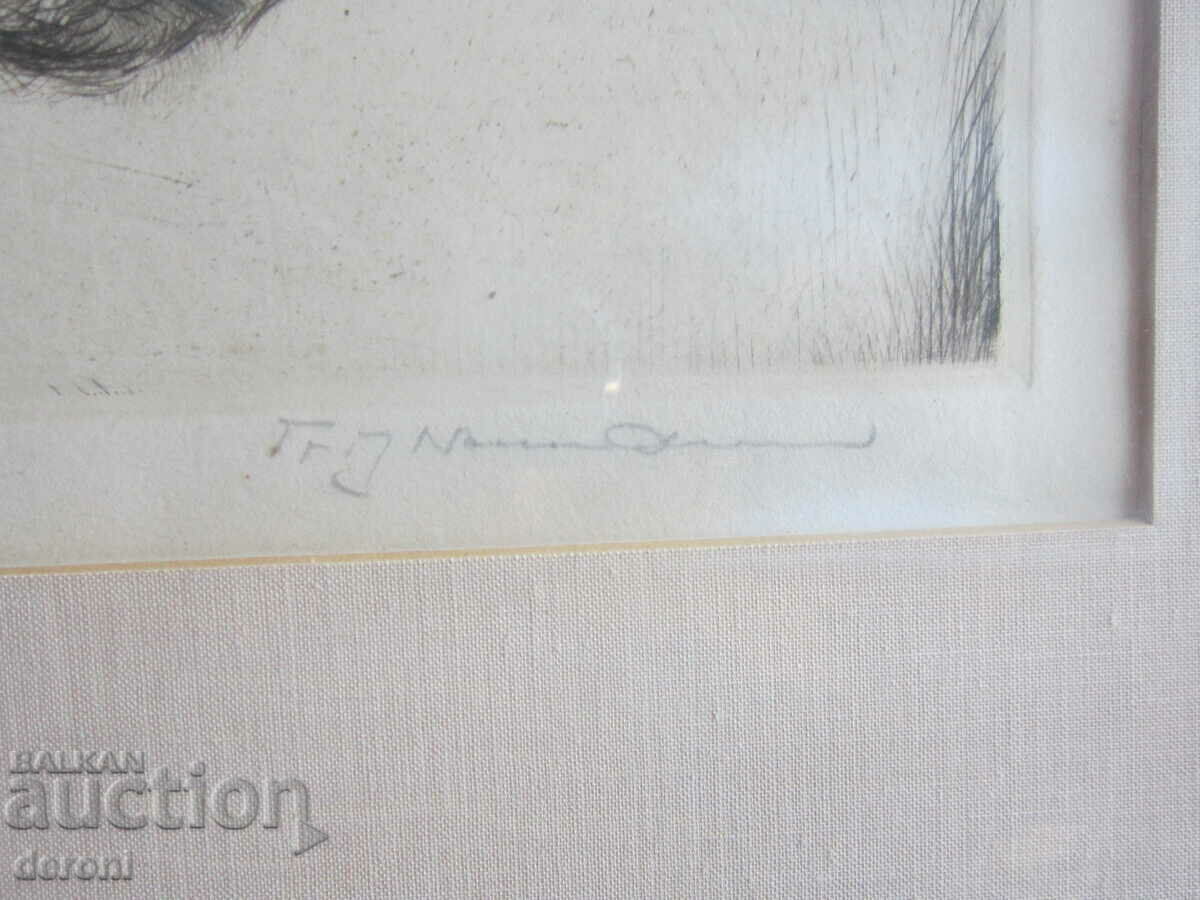 Delivery of Original etching picture engraving signed Delivery of Original etching picture engraving signed