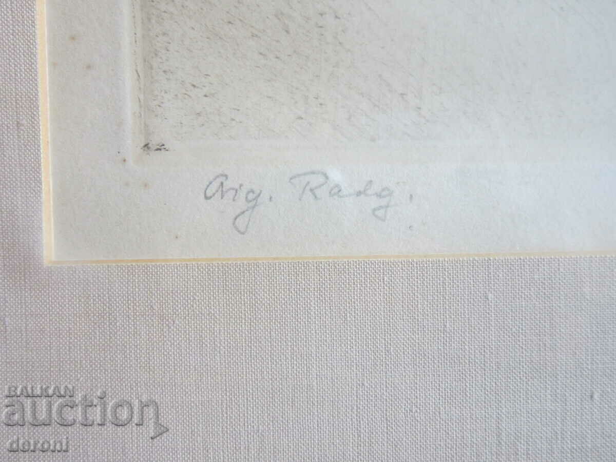 Original etching picture engraving signed - 5 Original etching picture engraving signed - 5