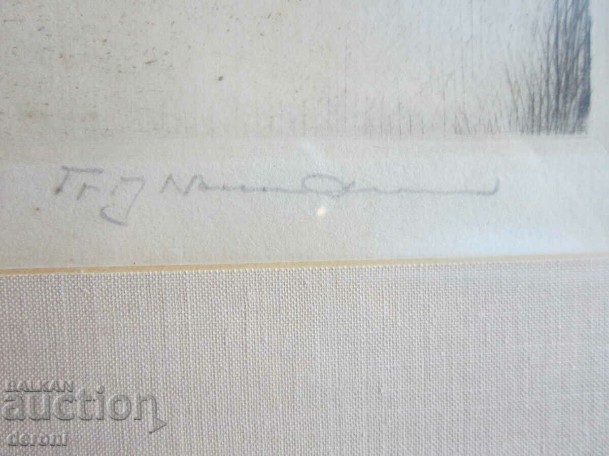 Original etching picture engraving signed - 6 Original etching picture engraving signed - 6