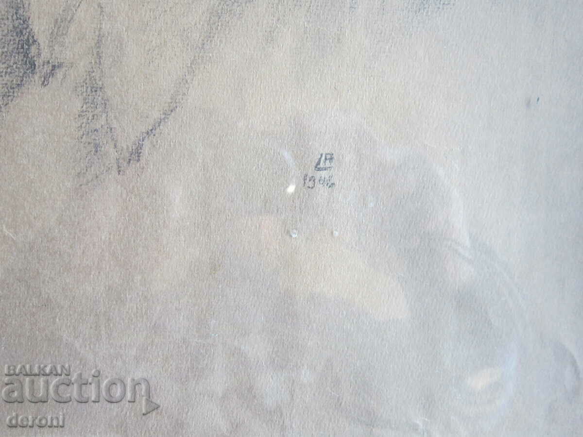 Delivery of Original graphic painting signed 1942 Delivery of Original graphic painting signed 1942