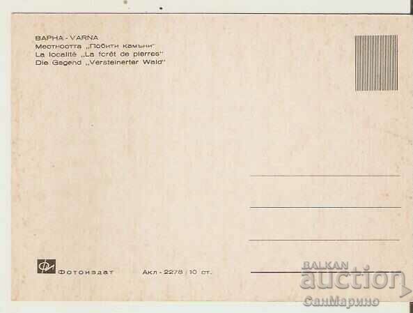 Card Bulgaria Varna Locality "Battered Stones" 6* with price 0.90 BGN | € 0.46 Card Bulgaria Varna Locality "Battered Stones" 6* with price 0.90 BGN | € 0.46