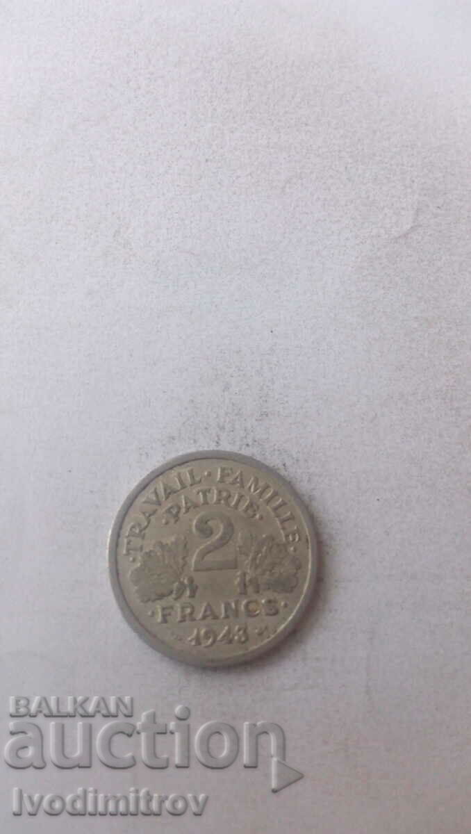 France 2 franci 1943