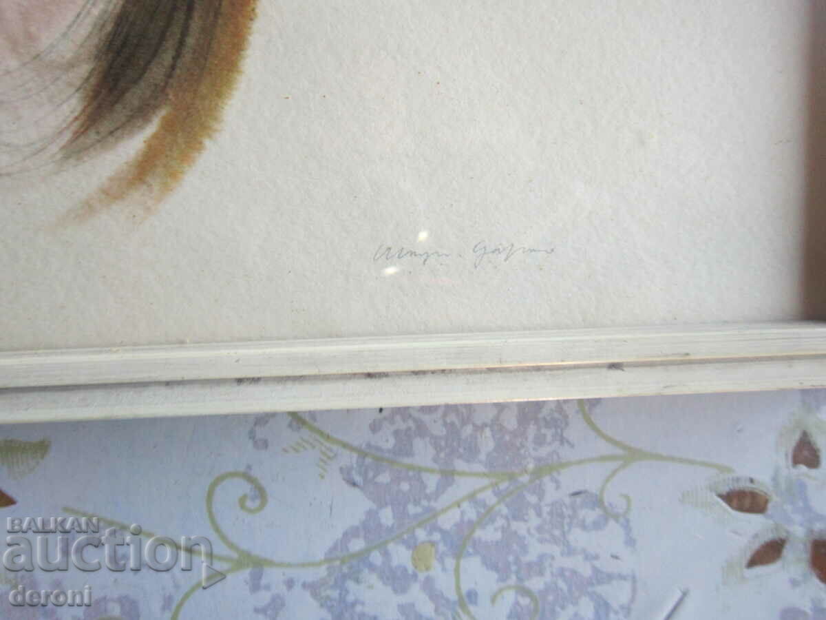Licitație Pictura acuarela semnata Licitație Pictura acuarela semnata