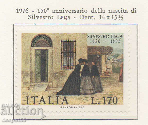 1976. Италия. 150 год. от рождението на Силвестро Лега.