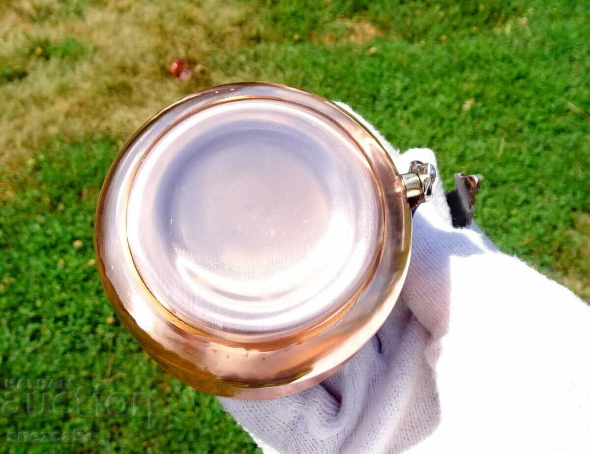 Copper cups 150 ml, forged domestic relief - 5 Copper cups 150 ml, forged domestic relief - 5