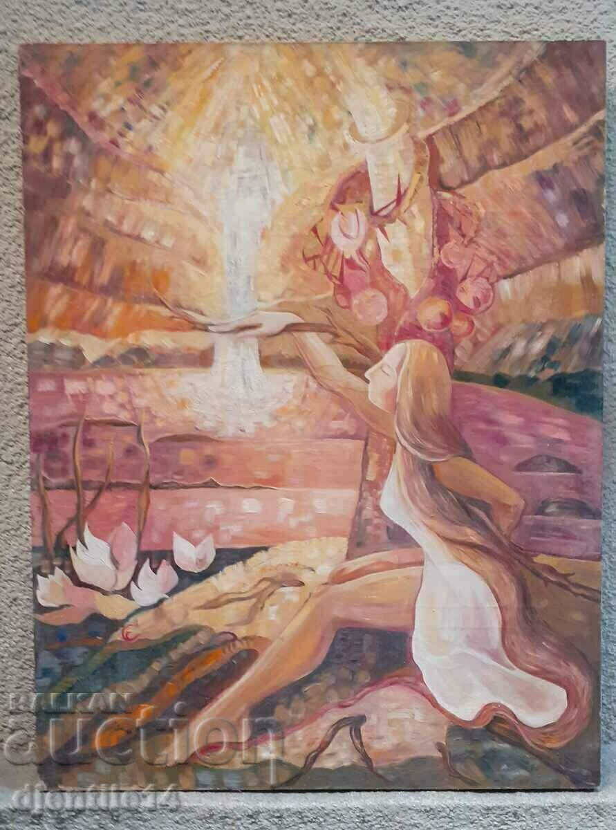 painting, oil on canvas with price 400.00 BGN | € 204.52 painting, oil on canvas with price 400.00 BGN | € 204.52