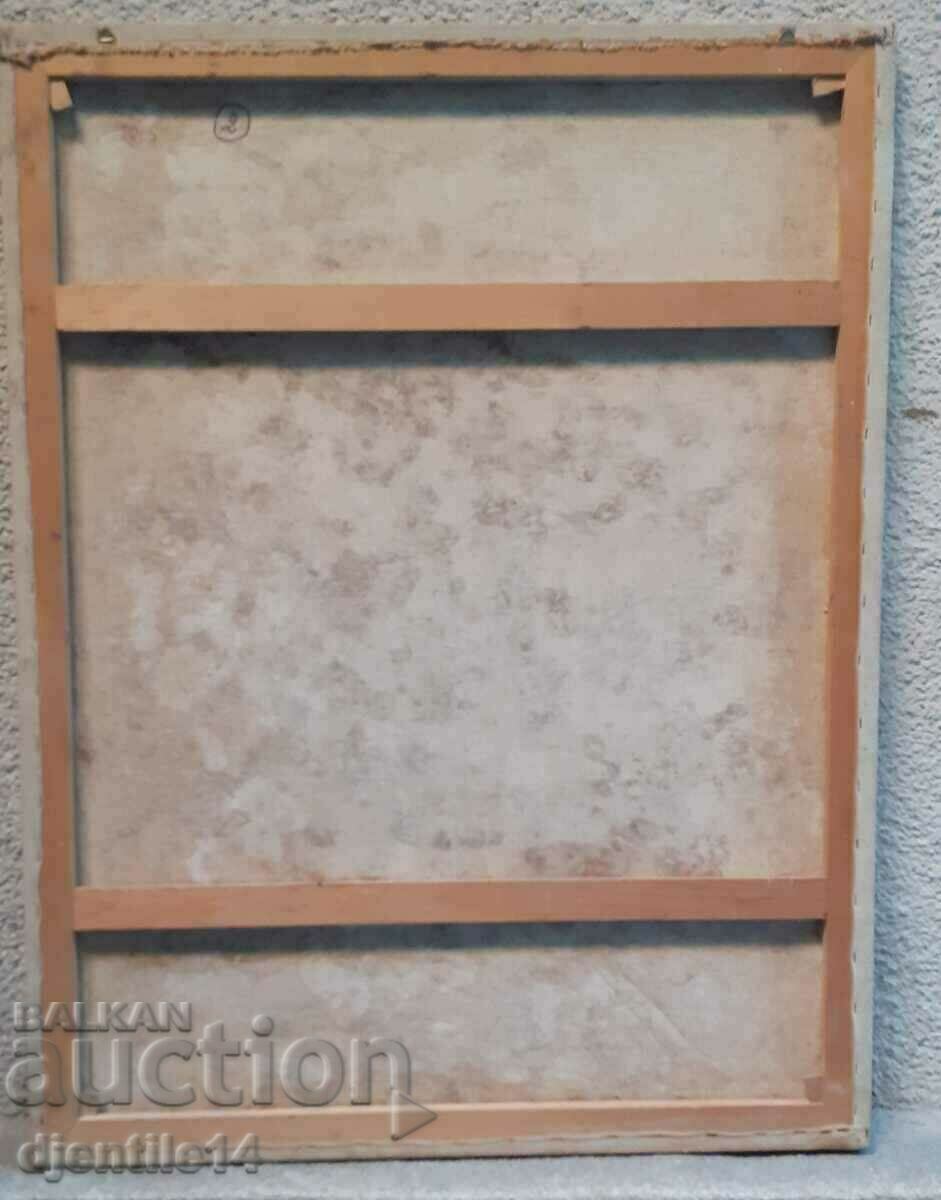 Auction painting, oil on canvas Auction painting, oil on canvas