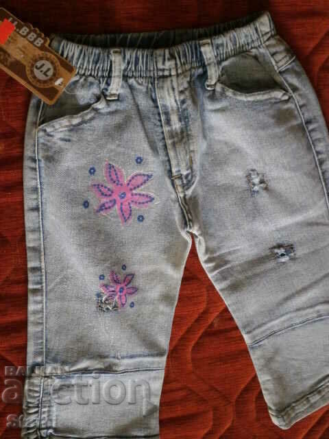 Auction Jeans 7/8 for girls, new, size 4-5/years/ Auction Jeans 7/8 for girls, new, size 4-5/years/