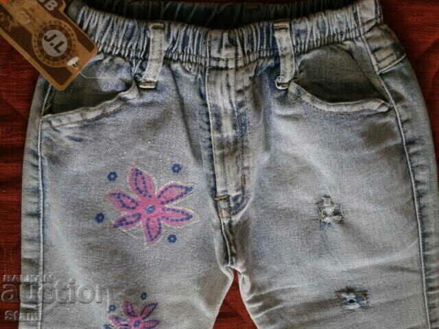 Delivery of Jeans 7/8 for girls, new, size 4-5/years/ Delivery of Jeans 7/8 for girls, new, size 4-5/years/