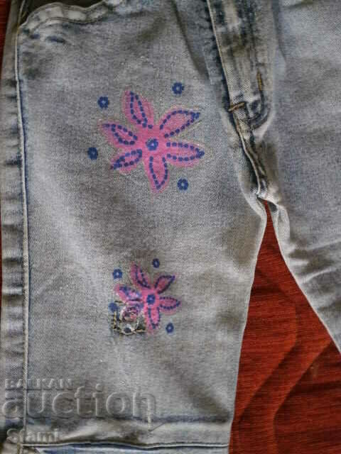 Jeans 7/8 for girls, new, size 4-5/years/ - 5 Jeans 7/8 for girls, new, size 4-5/years/ - 5