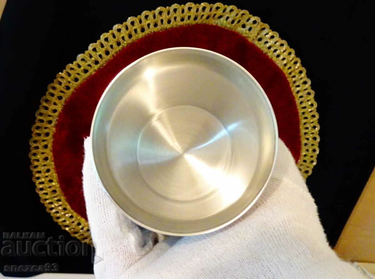 Ceașcă de cositor 300 ml, halbă, picturi rurale unice - 6 Ceașcă de cositor 300 ml, halbă, picturi rurale unice - 6