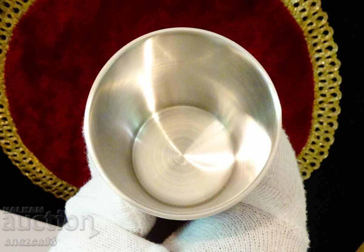 Pewter Wine Cup Lindenwirtin, Love Theme - 7 Pewter Wine Cup Lindenwirtin, Love Theme - 7