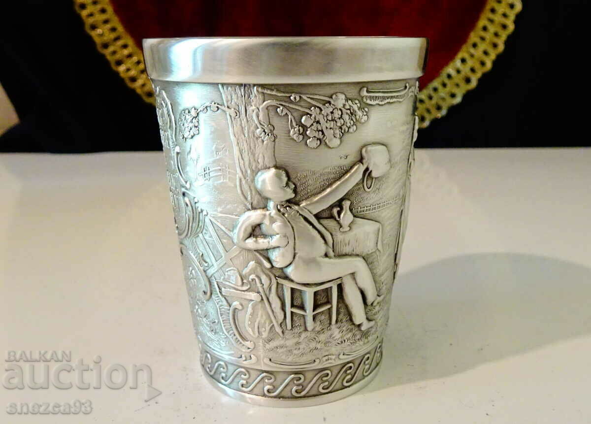 Tin wine cup, Lindenwirtin series with price 49.00 BGN | € 25.05 Tin wine cup, Lindenwirtin series with price 49.00 BGN | € 25.05