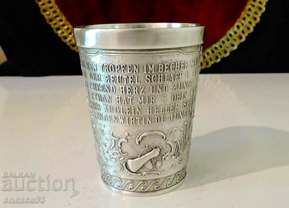 Delivery of Tin wine cup, Lindenwirtin series Delivery of Tin wine cup, Lindenwirtin series