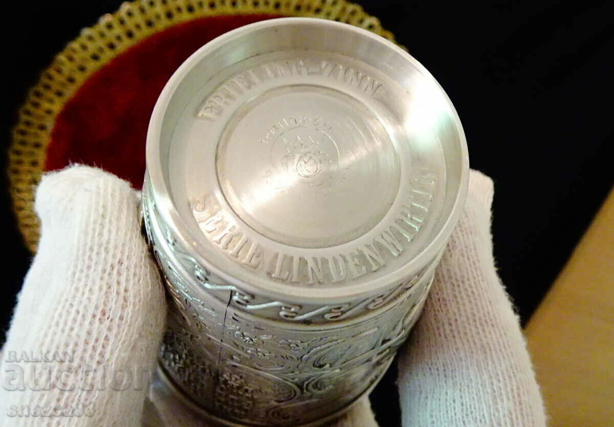 Tin wine cup, Lindenwirtin series - 5 Tin wine cup, Lindenwirtin series - 5