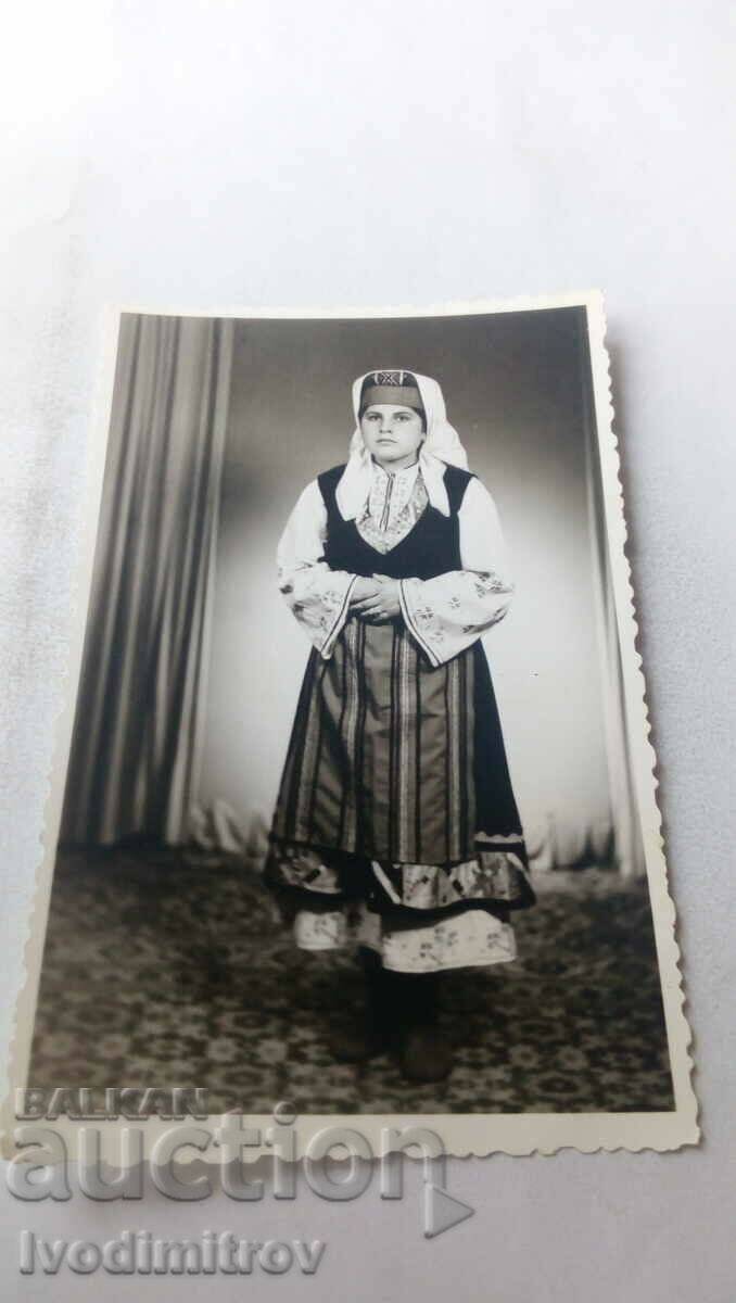 Photo Woman in folk costume 1974