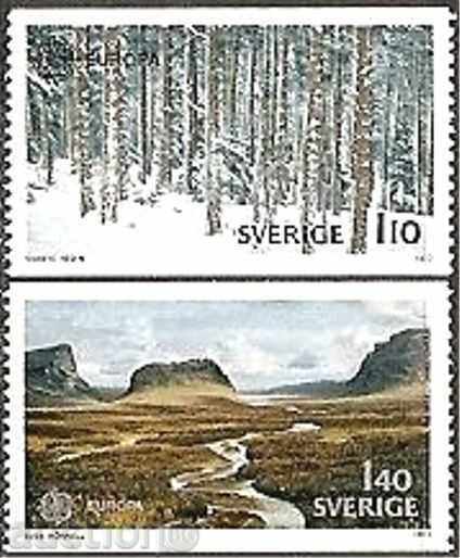 Чисти марки  Европа СЕПТ 1977  от  Швеция