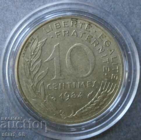 Franta 10 centimes 1984
