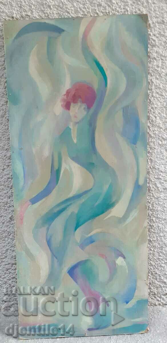 painting, oil on phaser - 7