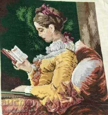 Fata cu tapiseria de carte