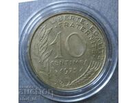 Franta 10 centimes 1975