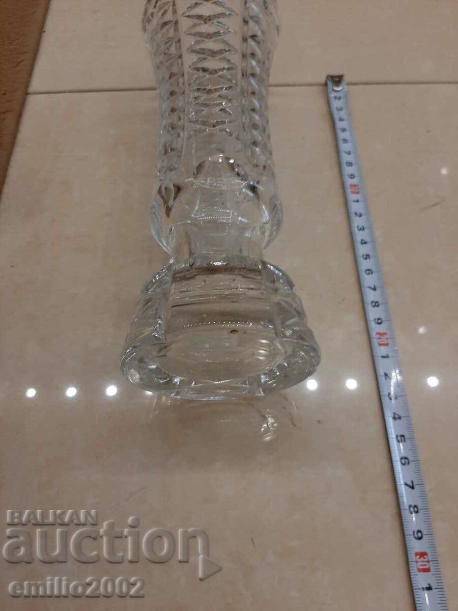 Glass vase retro social with price 9.00 BGN | € 4.60 Glass vase retro social with price 9.00 BGN | € 4.60
