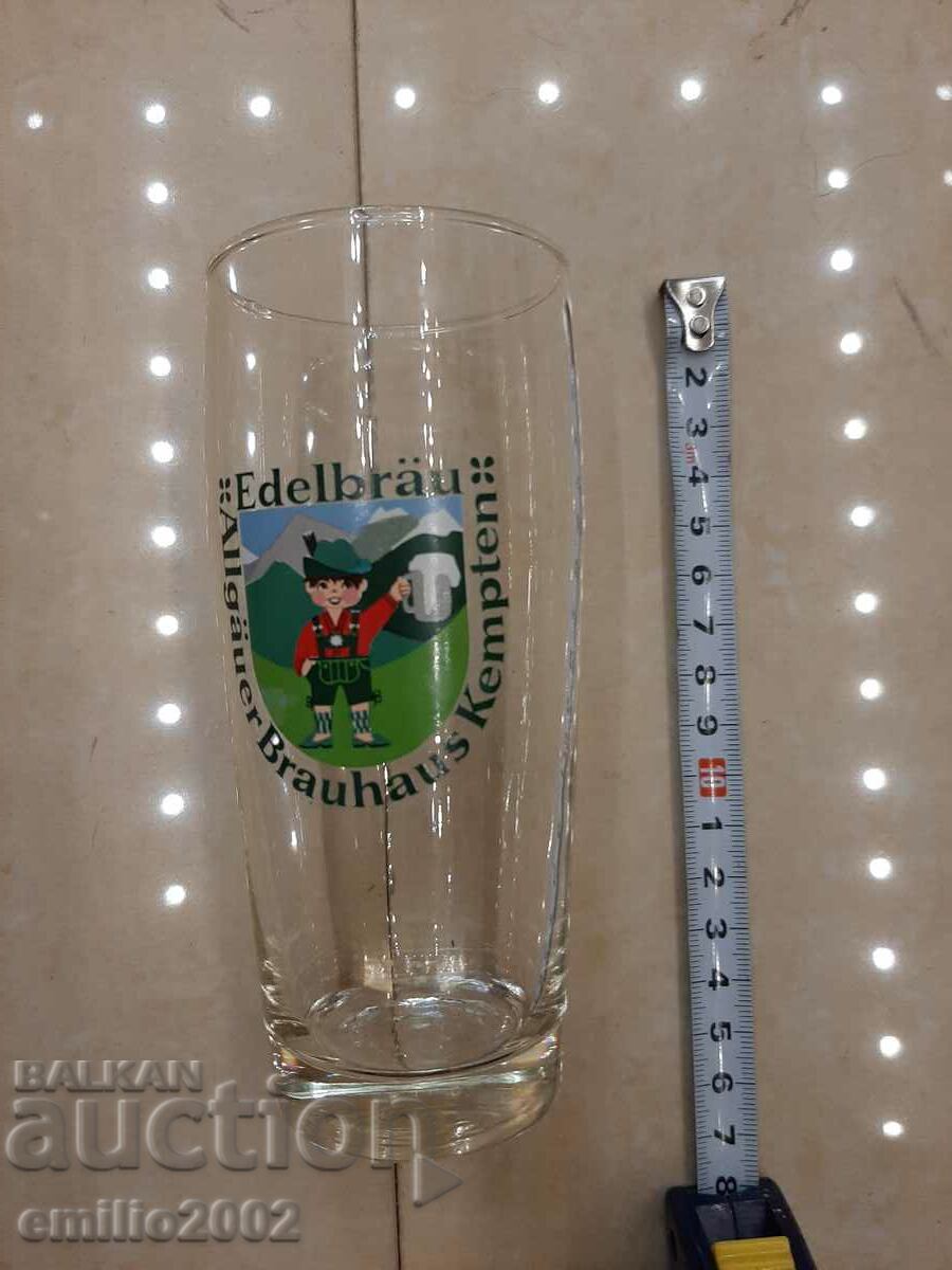 Стъклена чаша за бира колекционерска рядка