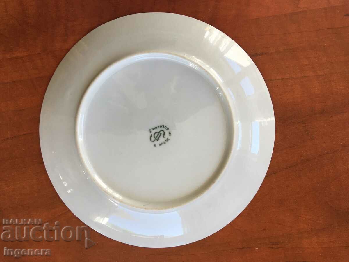 Auction PORCELAIN PLATE BULGARIA Auction PORCELAIN PLATE BULGARIA