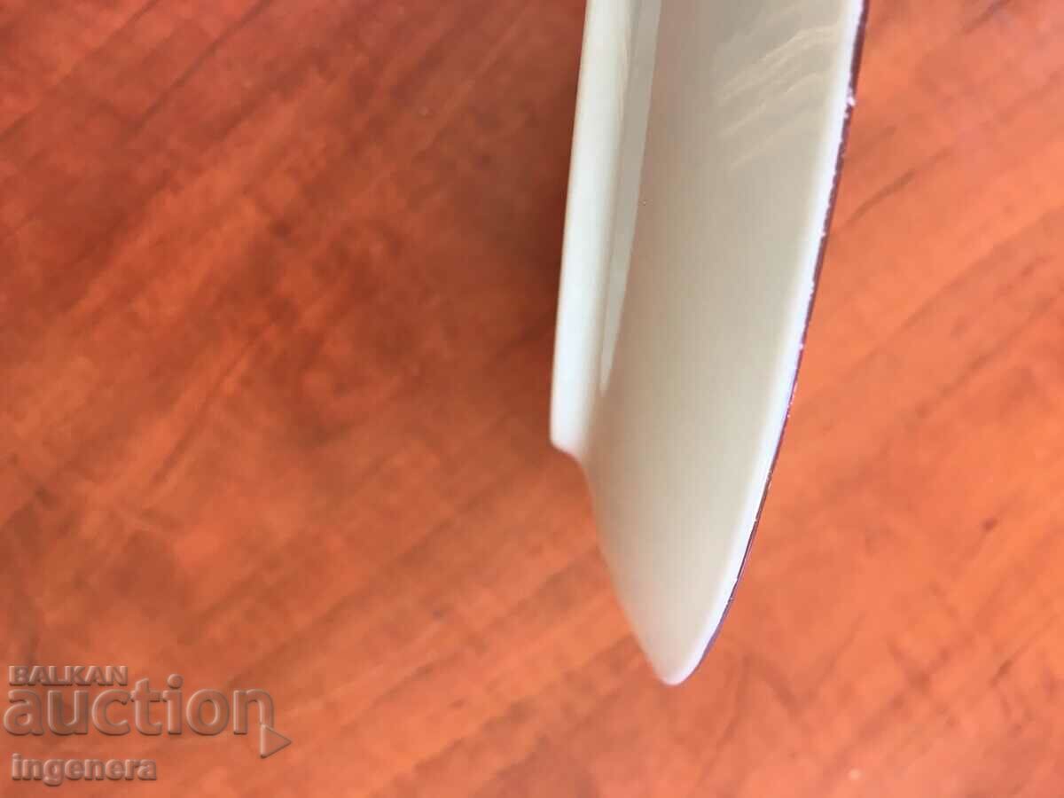 PORCELAIN PLATE BULGARIA - 6 PORCELAIN PLATE BULGARIA - 6