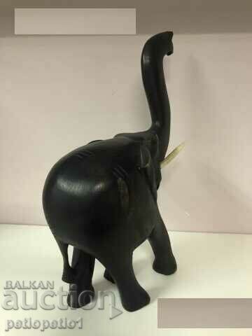 Wood carving elephant from ebony wood with price 50.00 BGN | € 25.56