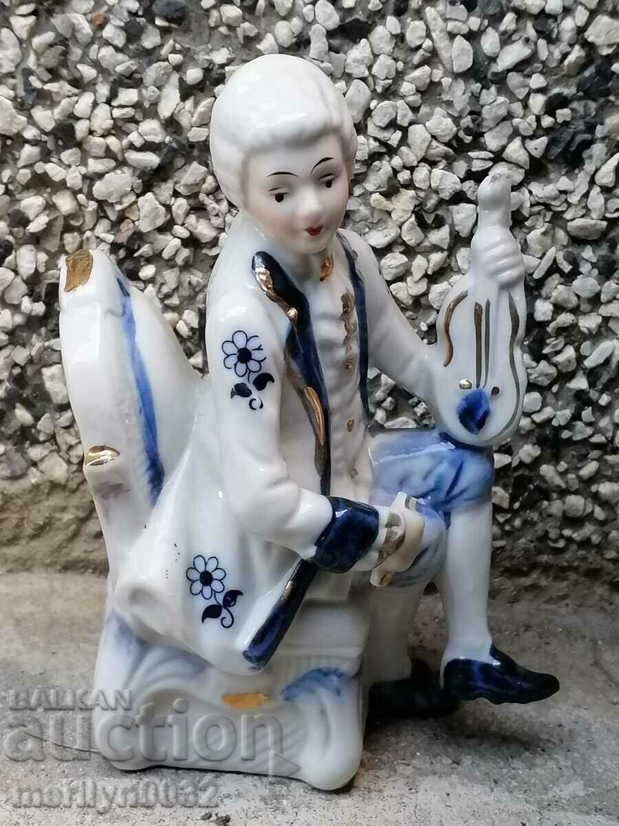 Figura veche de porțelan, plastic, figurină, porțelan
