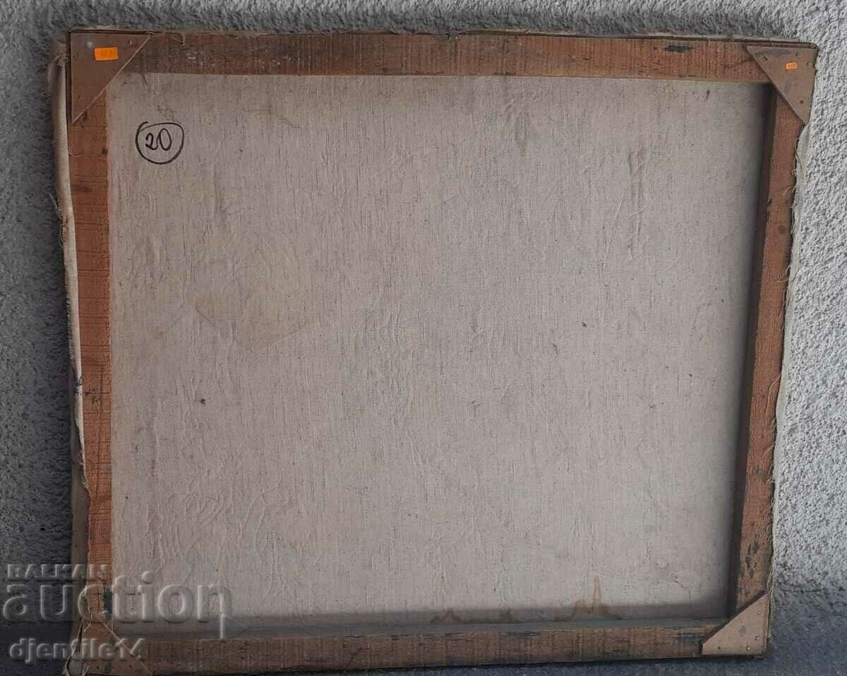 Auction  painting, oil on canvas