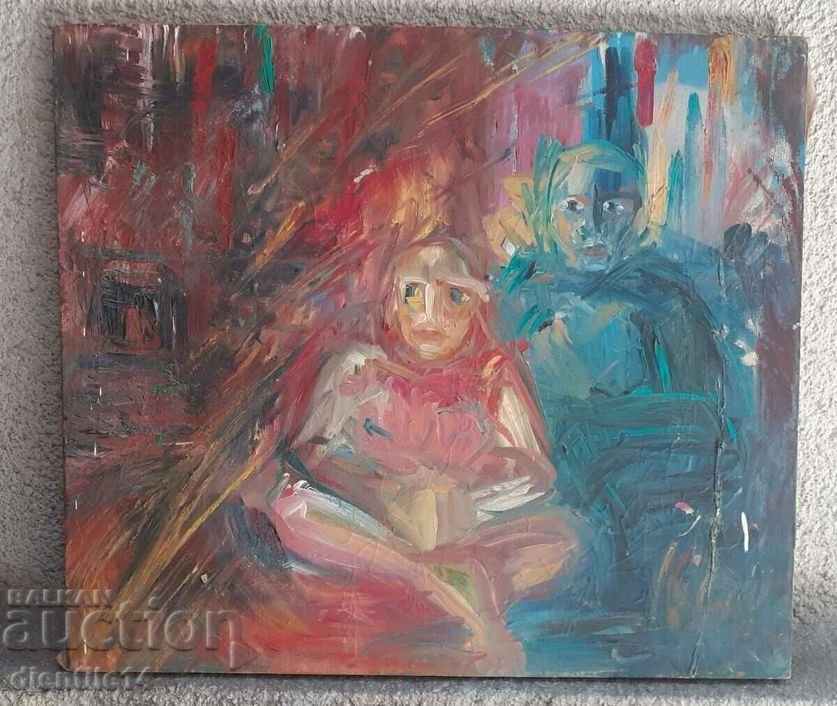 painting, oil on canvas