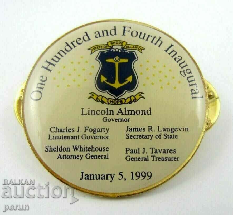 Delivery of RARE AMERICAN TOKEN-LINCOLN ALMOND-GOVERNOR-1999