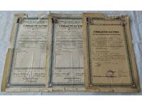 SU "KL.OHRIDSKI" OF PHYSICS AND MATHEMATICS. F-T CERTIFICATE LOT 3 NUMBERS