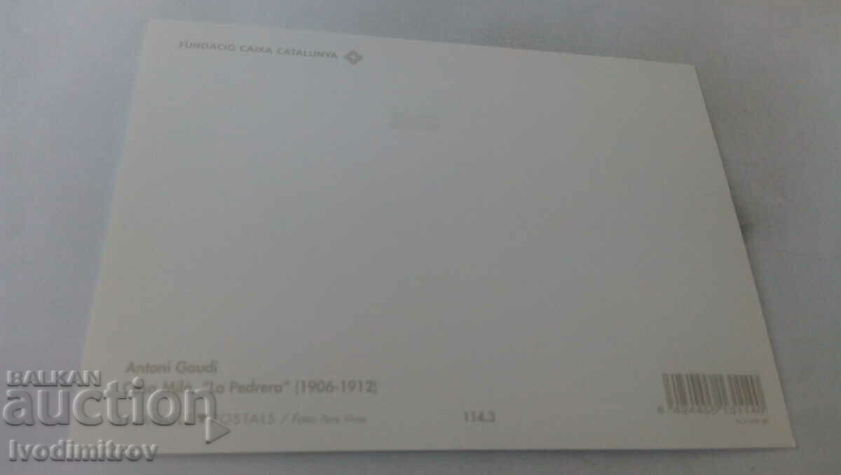 P K Barcelona Casa Mila La Pedrera (1906 - 1912) cu preț 0.85 BGN | € 0.43 P K Barcelona Casa Mila La Pedrera (1906 - 1912) cu preț 0.85 BGN | € 0.43