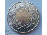 Ασημένιο 10 φράγκα Γαλλία 1965 - ασημένιο νόμισμα # 9