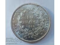 10 Φράγκα Ασήμι Γαλλία 1965 - Ασημένιο νόμισμα #14