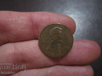 1998 год 1 цент САЩ