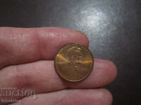 2000 год 1 цент САЩ