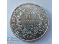 10 Φράγκα Ασήμι Γαλλία 1970 - Ασημένιο νόμισμα #27