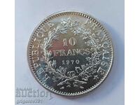 10 Φράγκα Ασήμι Γαλλία 1970 - Ασημένιο νόμισμα #29