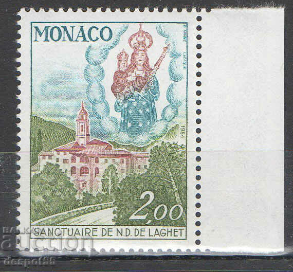 1984. Монако. Светилището на Дева Мария от Лагет.