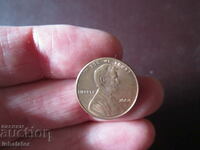 2004 год 1 цент САЩ буква D