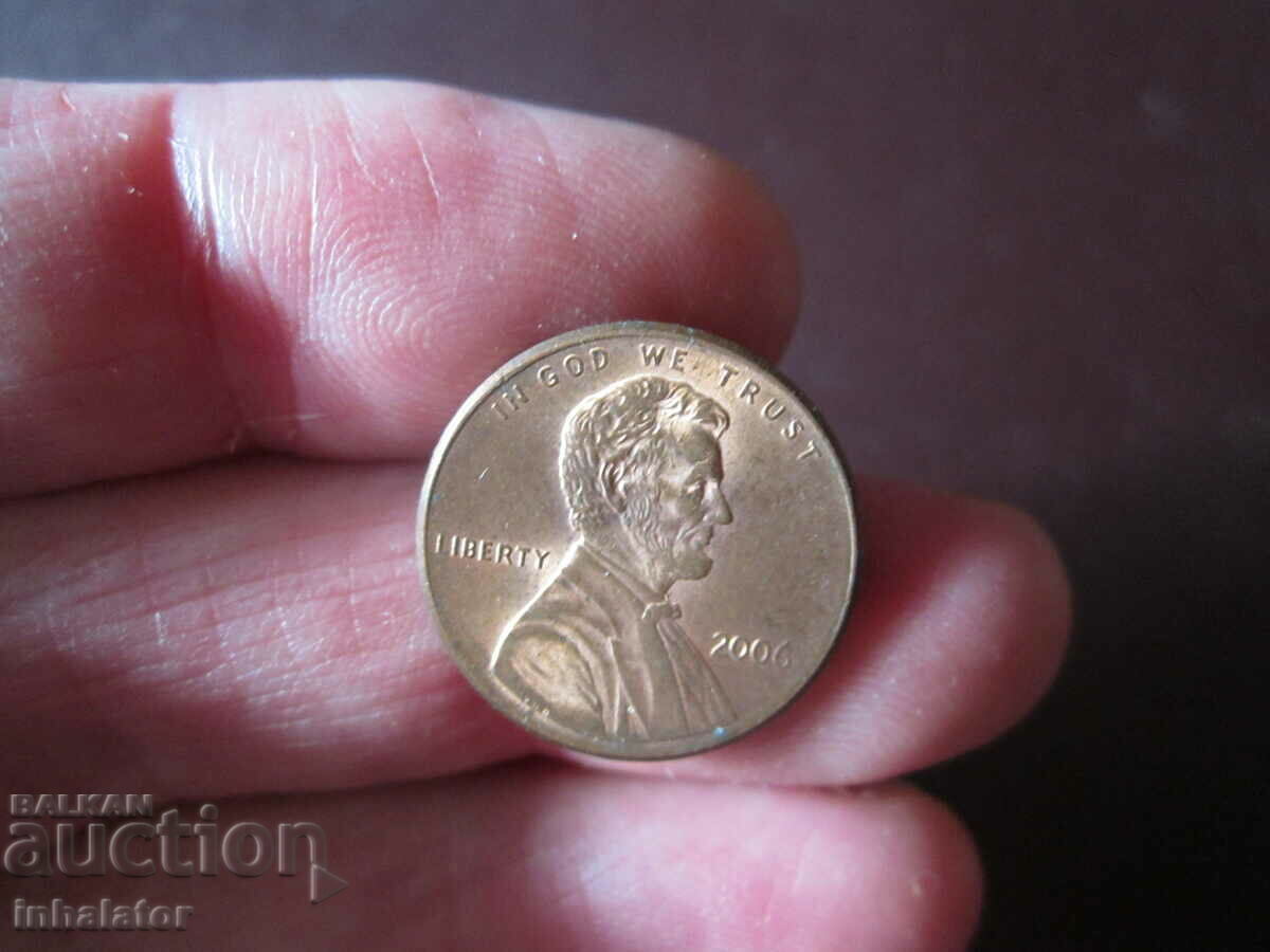 2006 год 1 цент САЩ