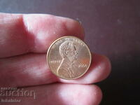 2008 год 1 цент САЩ