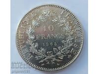 10 франка сребро Франция 1965 - сребърна монета #38