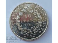 10 Φράγκα Ασήμι Γαλλία 1965 - Ασημένιο νόμισμα #39