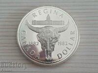 1 сребърен долар 1982 година Канада Елизабет II сребро 2