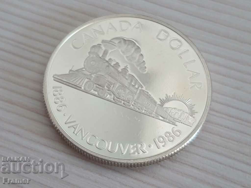 1 Silver Dollar 1986 Canada Elizabeth II Silver 2 with price 80.00 BGN | € 40.90